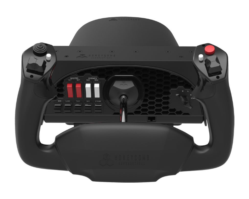 Honeycomb Alpha Flight Controls Yoke & Switch Panel