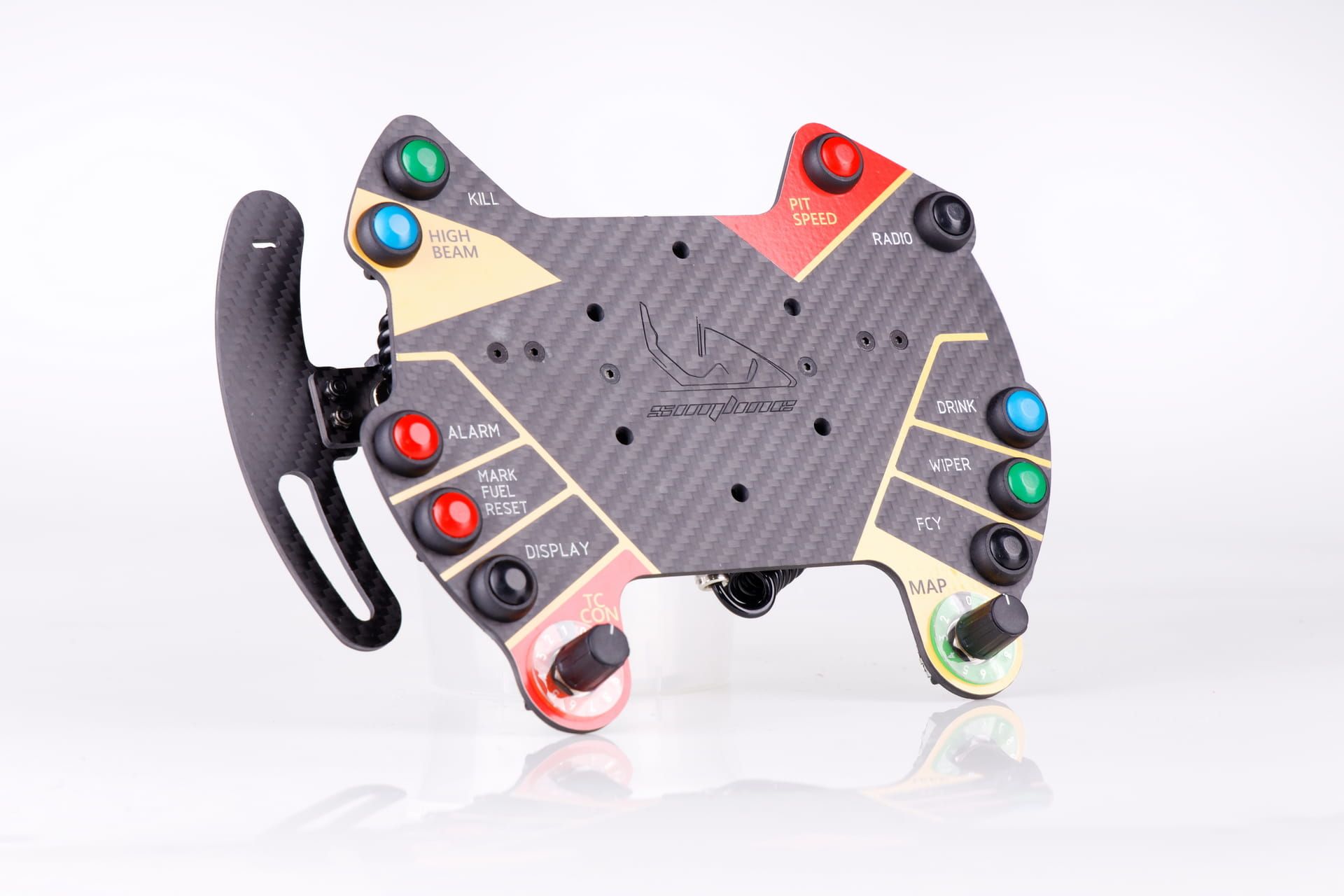 SimLine  Button Plate GT3-R USB med Funky Switch