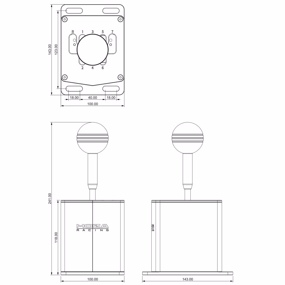 Moza Växelspak HGP Shifter