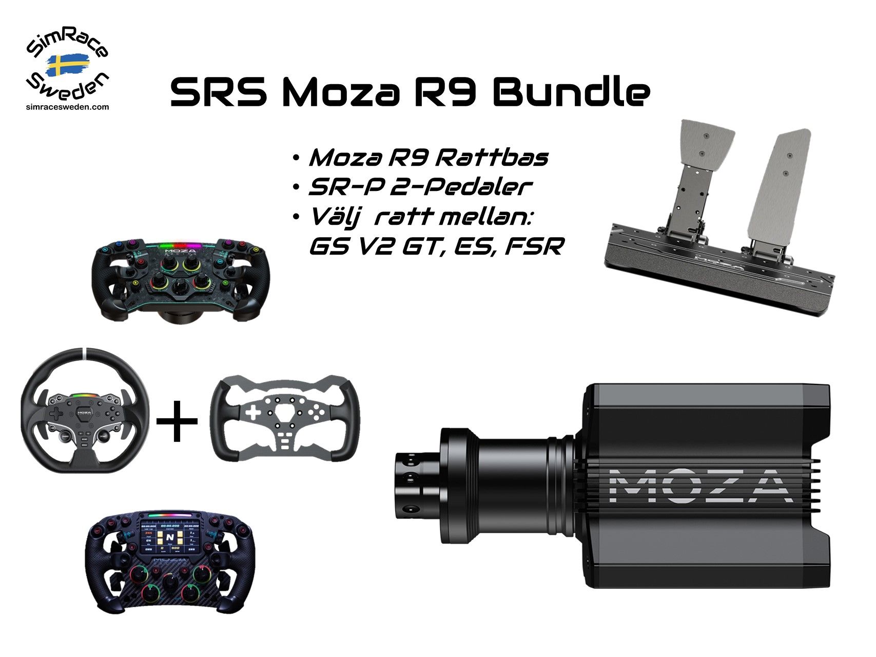 SRS Moza R9 Bundle