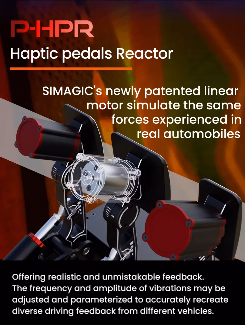 Simagic Haptic Pedals Reactor HPR