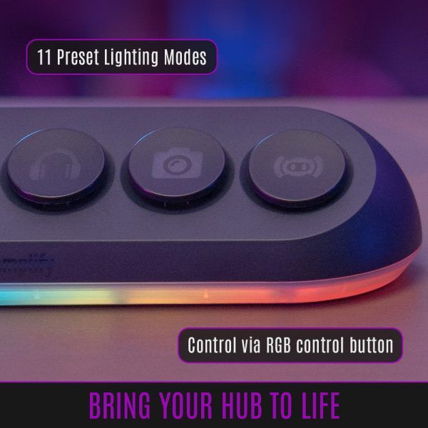 Streamplify  HUB DECK 5-Port RGB USB Hubb