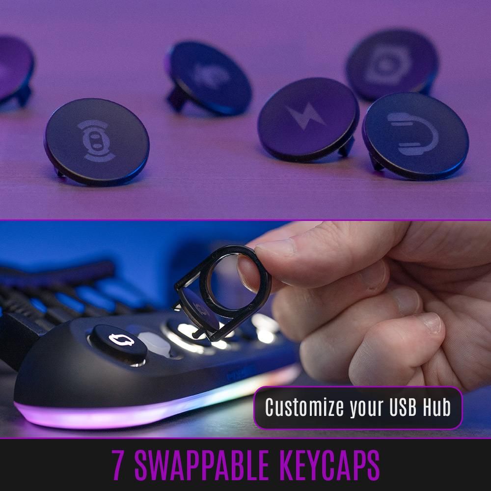 Streamplify  HUB DECK 5-Port RGB USB Hubb