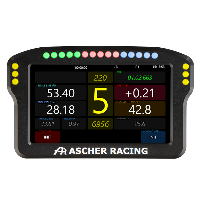 Ascher Racing Display 4" eller 5"