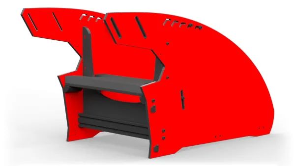 OP Frontal Assembly Röd