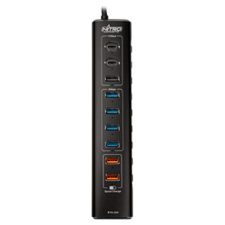 Nitro Concepts UH1 10-Port HYBRID USB HUB