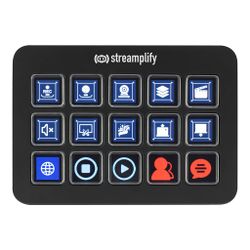 Streamplify STREAMING DECK One, 15 LCD keys, USB-Hub
