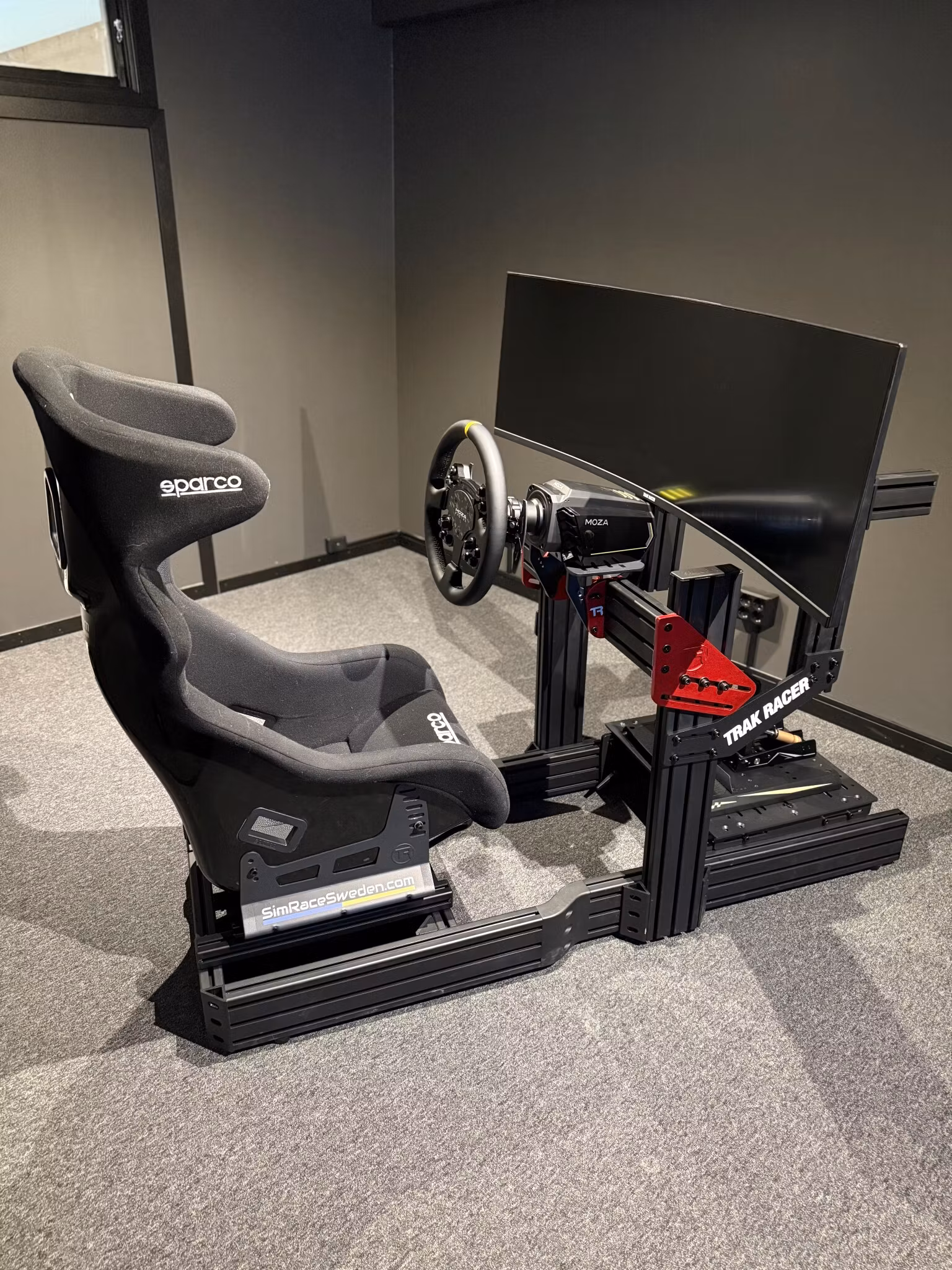 Riggpaket Trak Racer TR120S + Moza