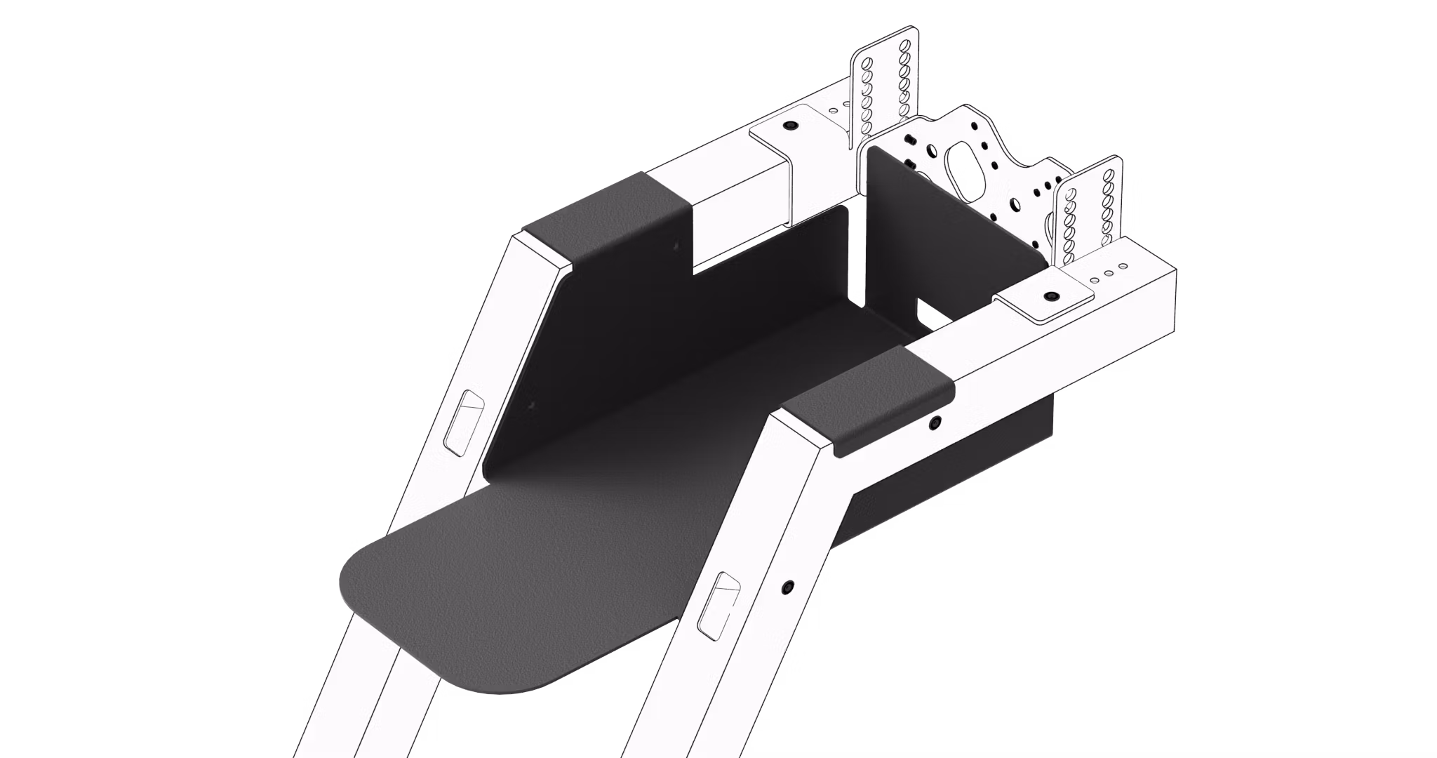 X1-GT PC SUPPORT FOR INDEPENDENT MONITOR STAND