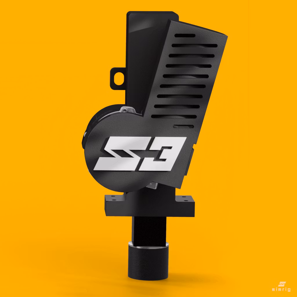 Simrig SR3 with Black 20x20 profiles for 40x80, 40x120, 40x160 (EU cable)