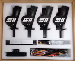 Simrig SR2 with Silver 20x20 profiles for 40x80, 40x120, 40x160 (EU cable)