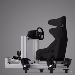 Simrig SR1 with Black 20x20 profiles for 40x80 (EU cable)