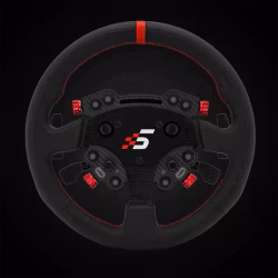 Simagic GT Pro Hub Kolfiber med GT1 Rund ratt Läder