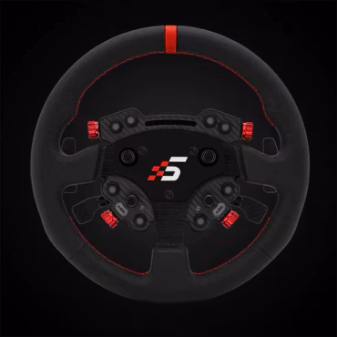 Simagic GT Pro Hub Kolfiber med GT1 Rund ratt Läder