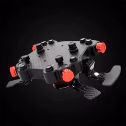 Simagic GT Pro Hub Kolfiber med GT1 Rund ratt Läder