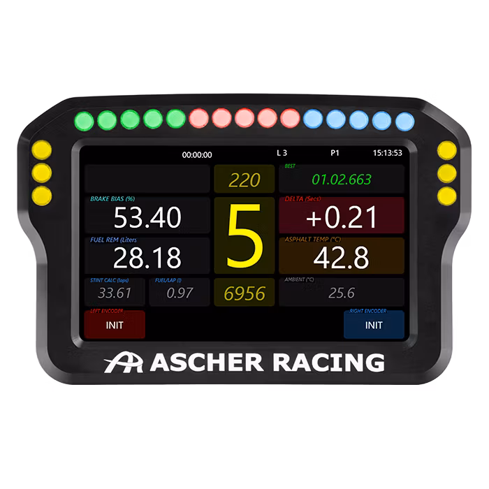 Ascher Racing Dashboard Display 4"