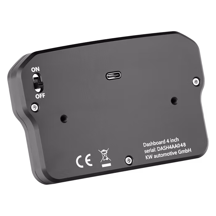Ascher Racing Dashboard Display 4"