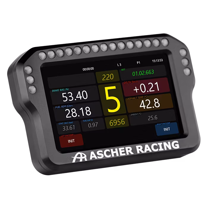 Ascher Racing Dashboard Display 4"