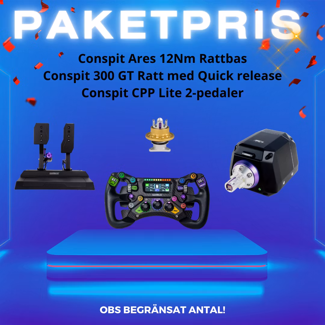 Conspit LITE Bundle Paketpris Rattbas Ratt Pedaler