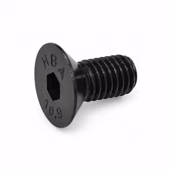 Försänkt insexskruv M8×16 mm – svart 10-pack