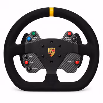 Porsche 911 GT3 Cup-ratt i äkta mocka med SimLine USB