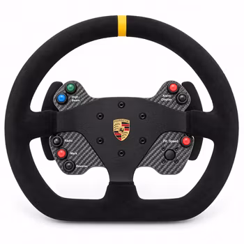 Porsche 911 GT3 Cup-ratt i äkta mocka med SimLine USB och funky switch