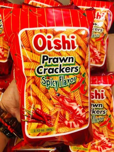 Oishi  Crackers spicy flavor 60g ( ikke på lager )