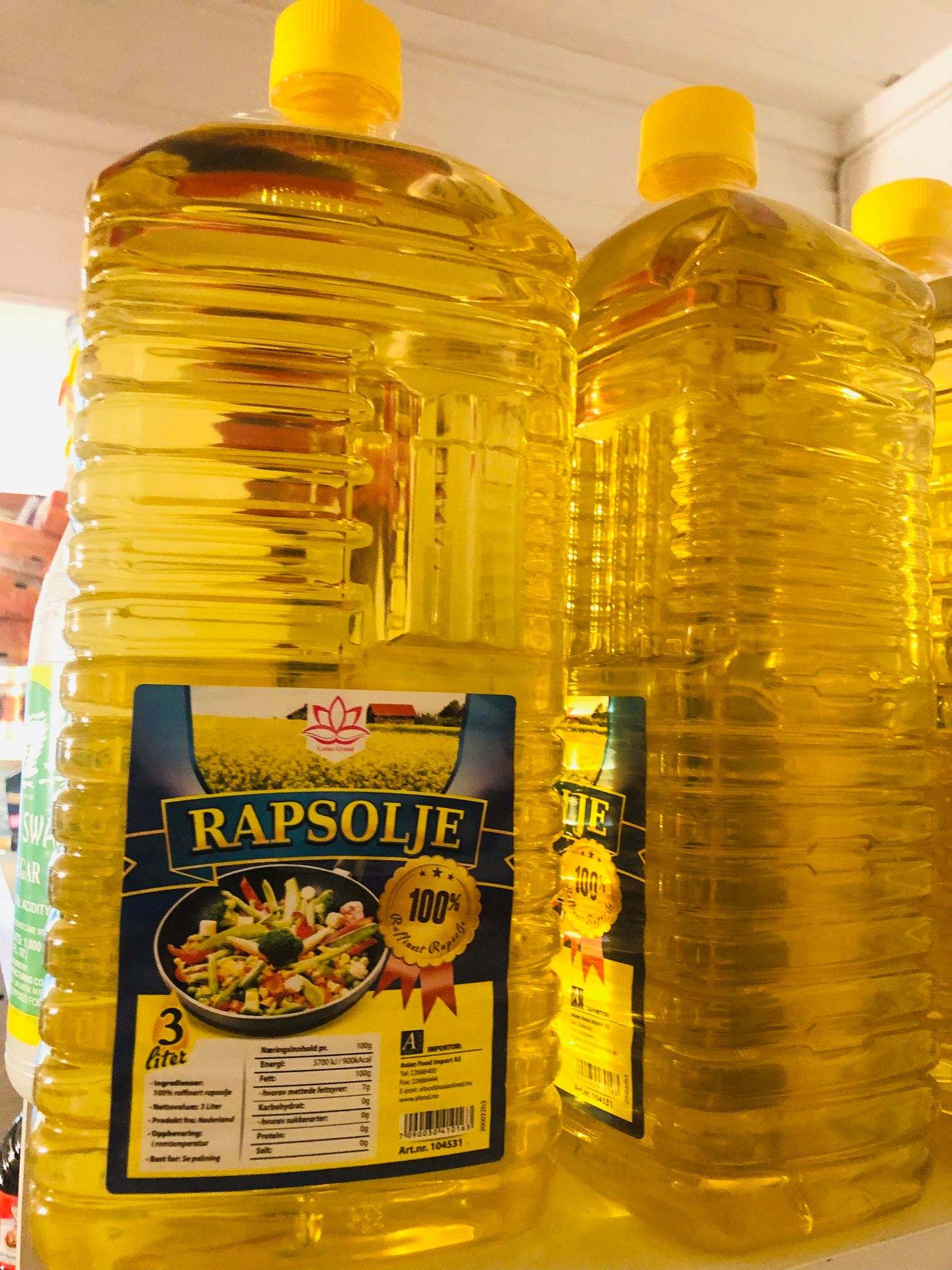 RAPSOLJE  3 LITER