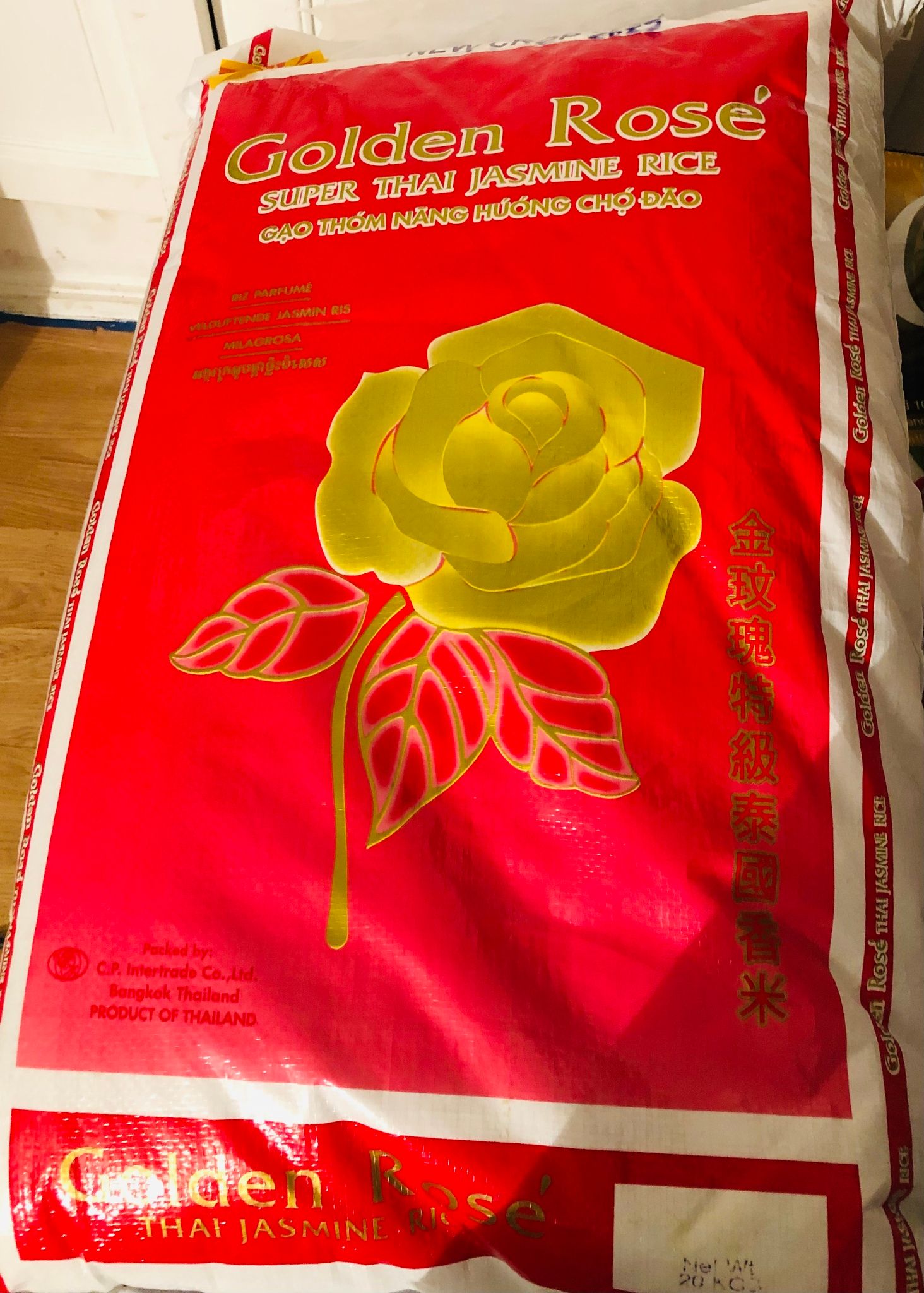 GOLDEN ROSE SUPER THAI JASMINE RICE 20kg