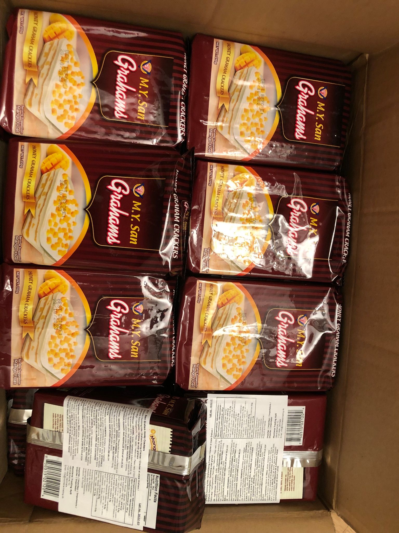 Grahams for mango float