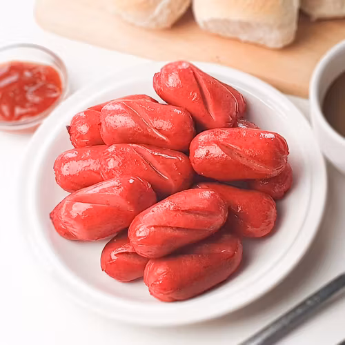 Cocktail hotdog 500g Red color (nida)