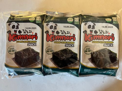 Kimnori  korean crispy seaweed snack 3stk