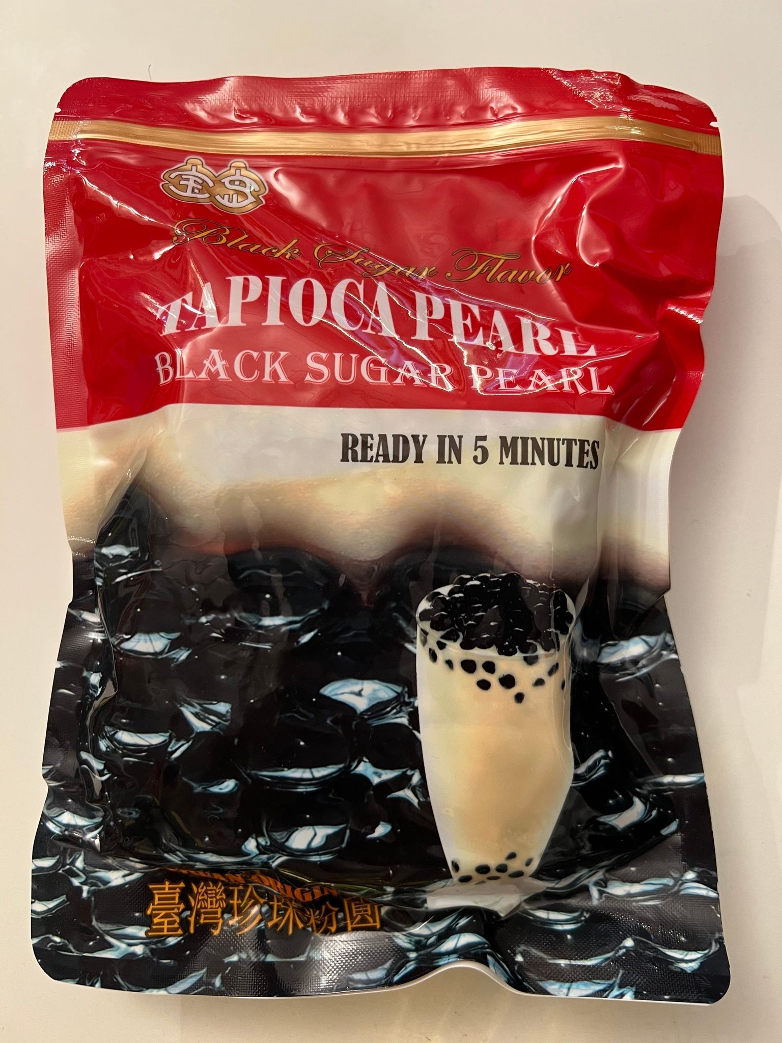 Black sugar flavor Tapioca Pearl (500g)