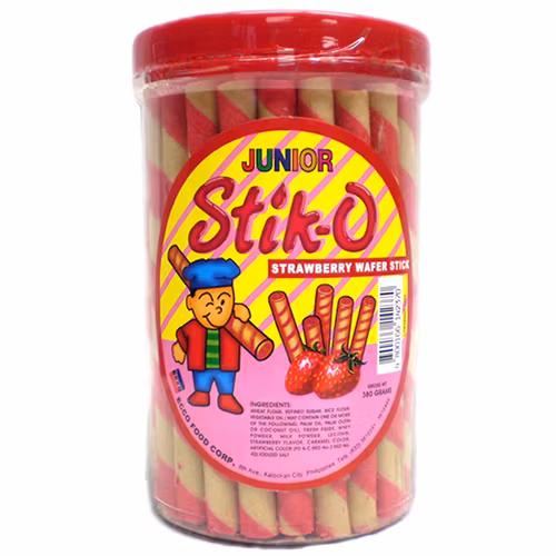 Junior Stik-O Strawberry wafer stick (380g)