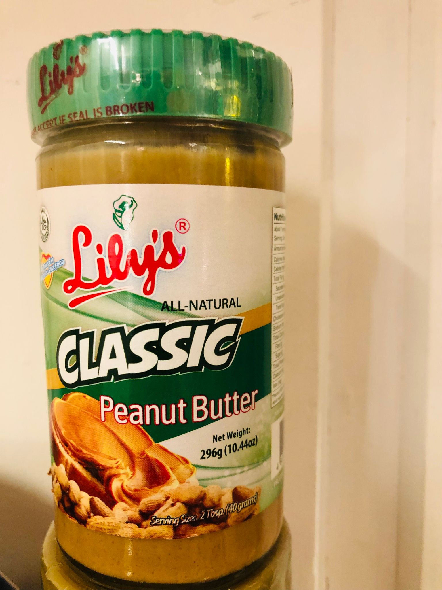 Lily s peanut butter 296g