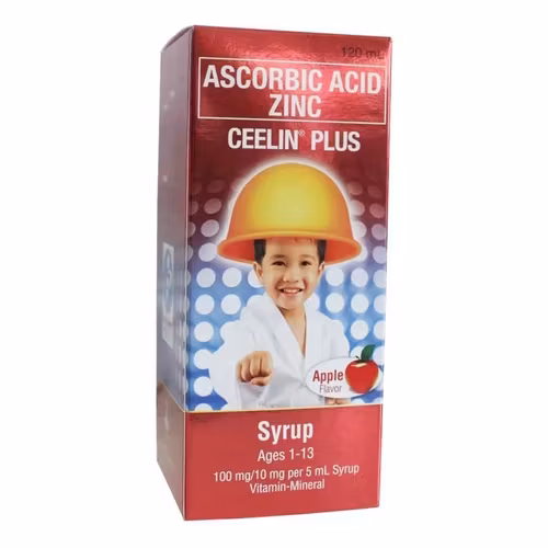 CEELIN PLUS ASCORBIC ACID ZINC 120ml