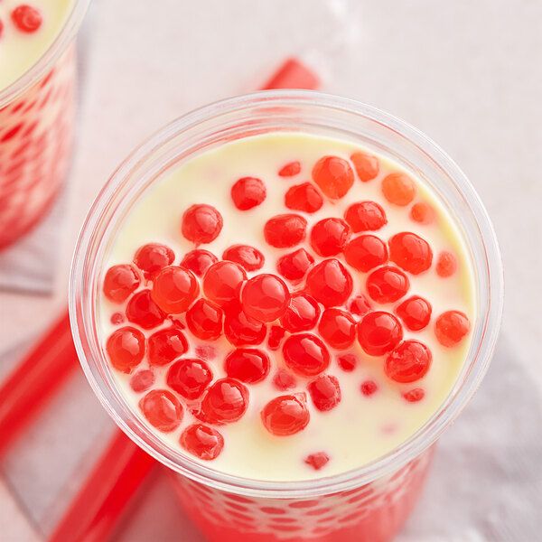 POPPING BOBA STRAWBERRY FLAVORED 250g