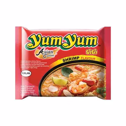 Yum Yum Instant Noodle Shrimp Flavour