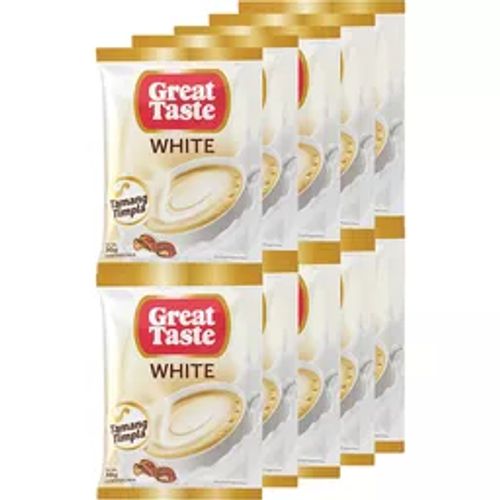 Great taste coffee white 10 stk