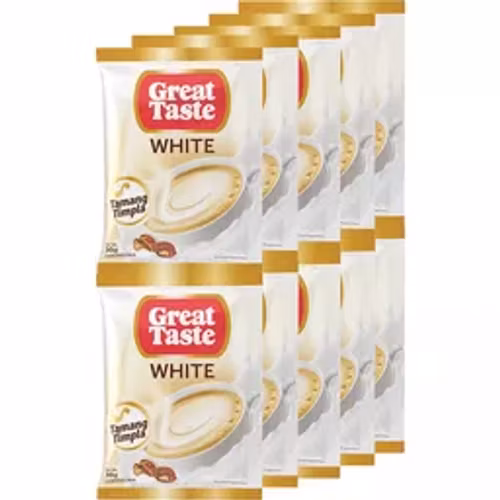 Great taste coffee white 10 stk