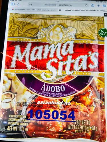 MAMA SITAS ADOBO SAVORY SAUCE MIX 50g