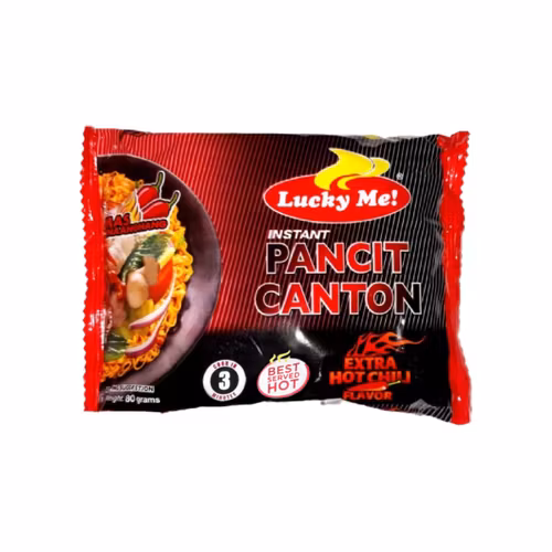 Lucky me Pancit canton extra hot chili 60g