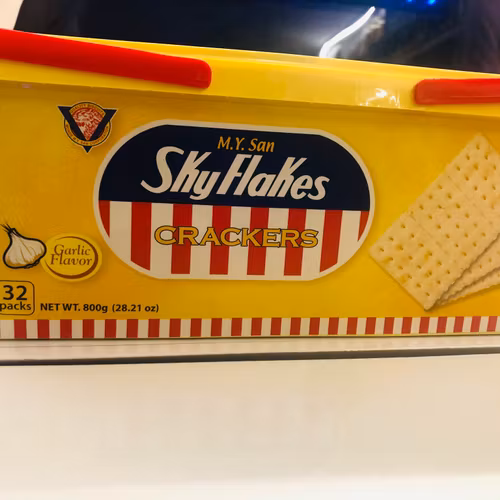 SKY FLAKES CRACKERS GARLIC FLAVOR