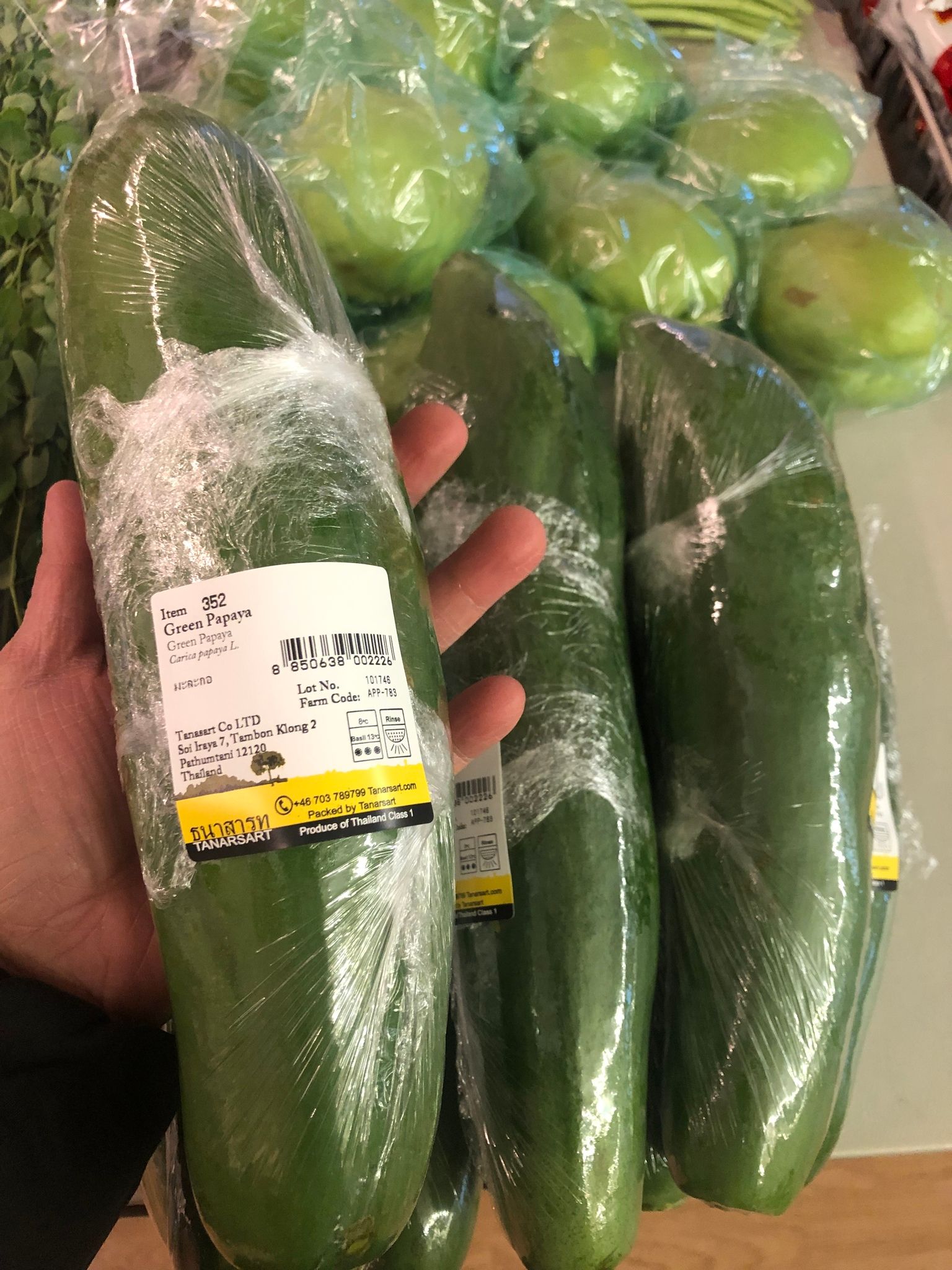 Papaye green 169 pr kg