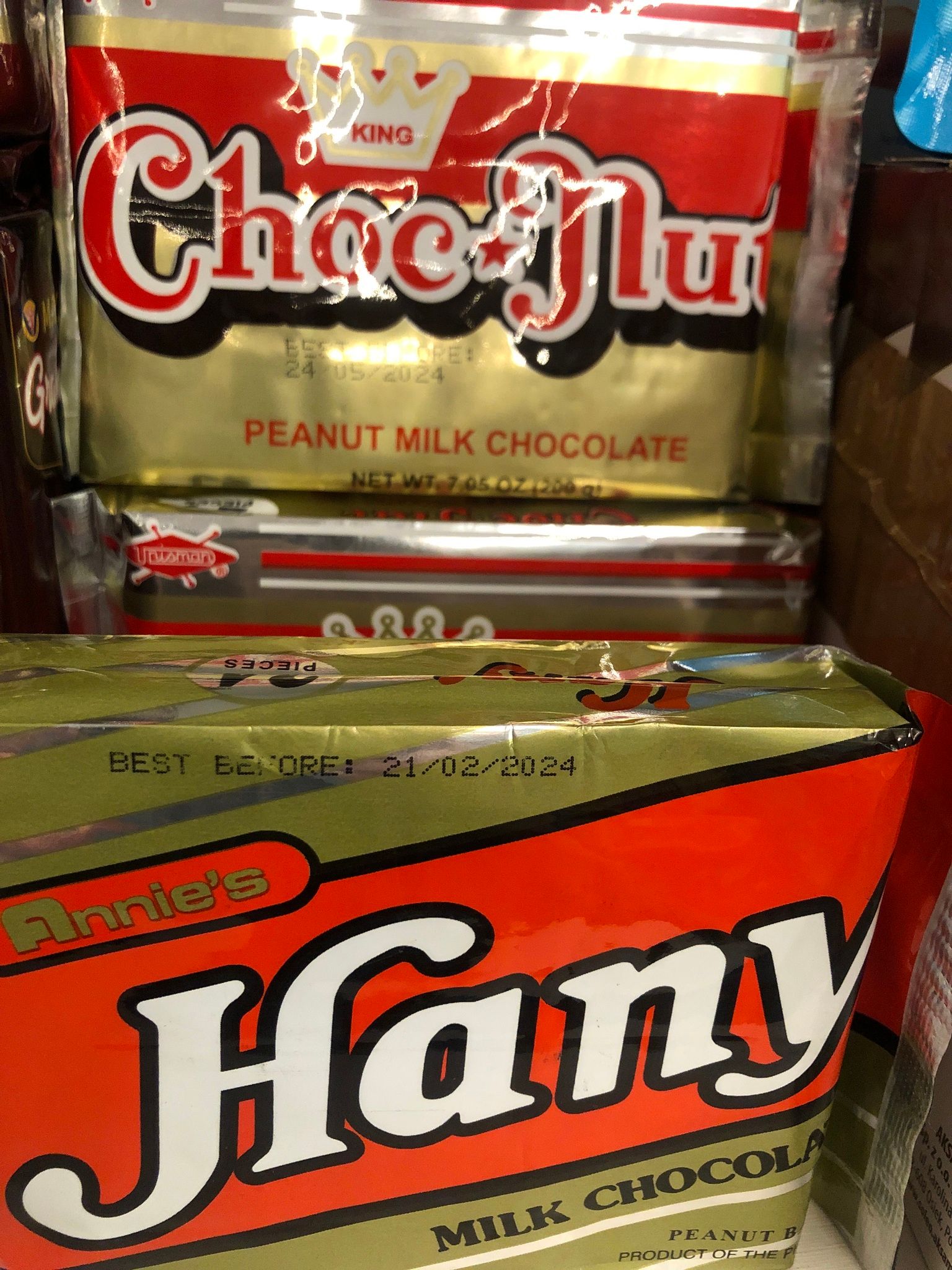 Hany milk chocolate peanut bar 24 pcs
