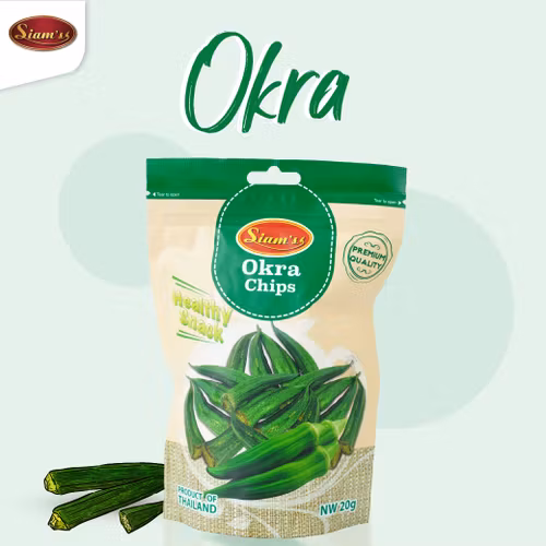 Okra chips healthy snacks 20g(Siams)