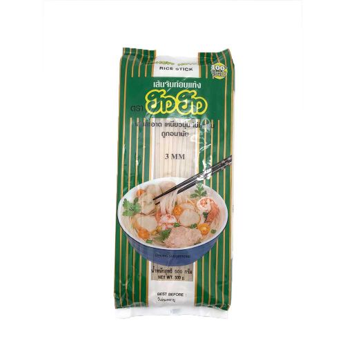 How how Rice stick  3mm 500g 💯 % gluten & fat free