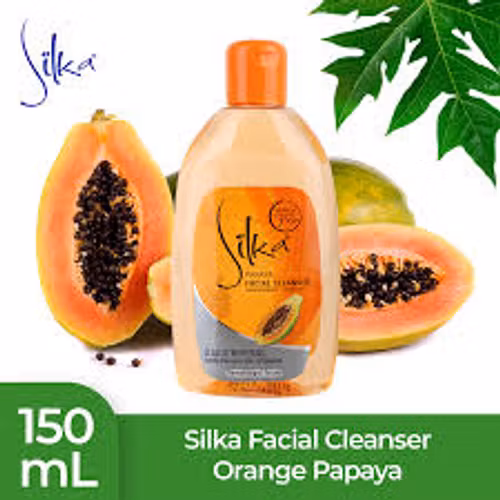 SILKA FACIAL CLEANSER ORANGE PAPAYA 150ML( ikke på lager )