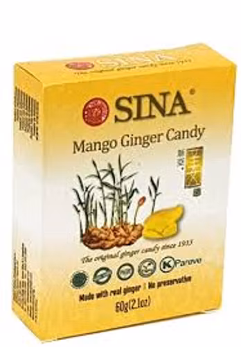 SINA Mango-flavored Ginger Candy of 60g