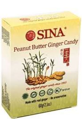 SINA Peanut-flavored Ginger Candy of 60g